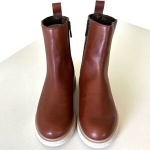 THE FLEXX Brown Ankle Leather Boots